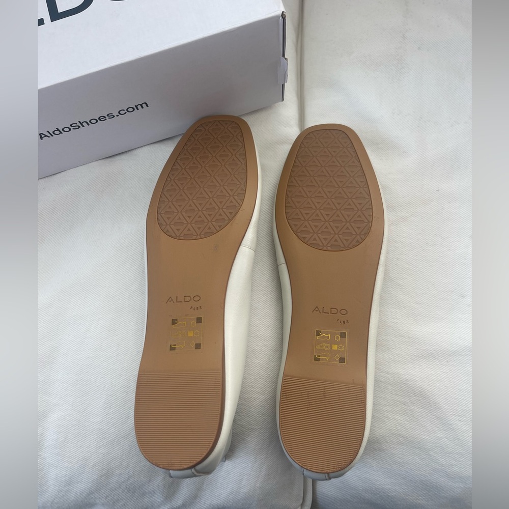 ALDO White Ballet Flats - never worn! - Picture 3 of 4